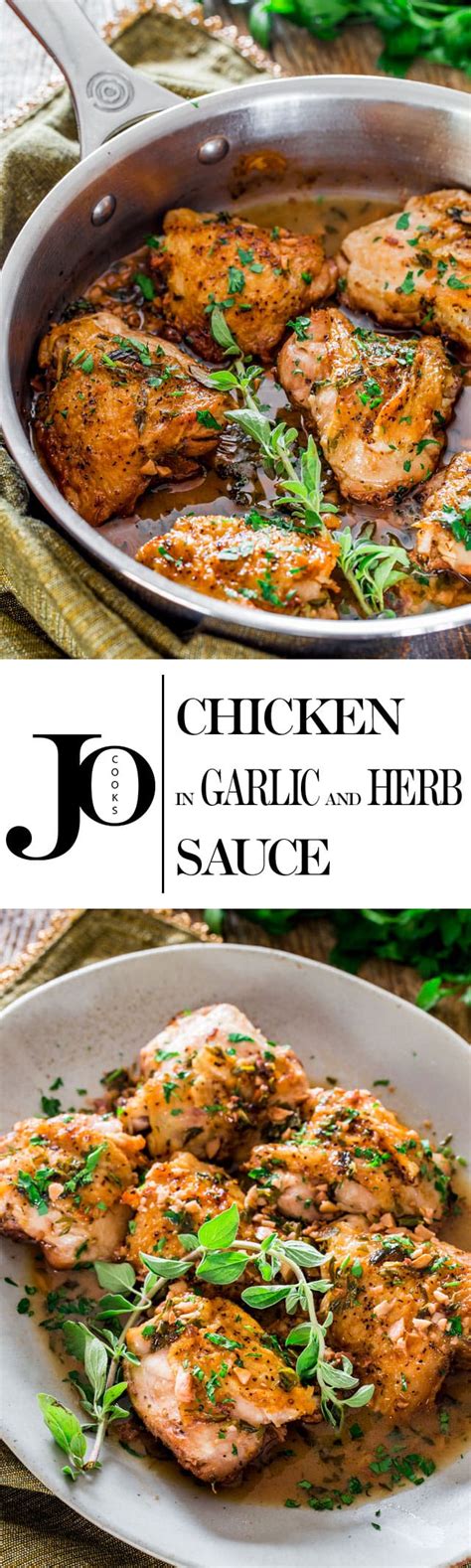 chicken-with-garlic-herb-sauce-jo-cooks image