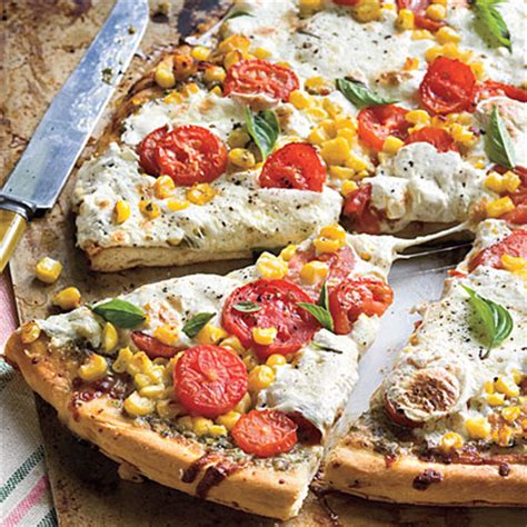 tomato-and-corn-pizza-recipe-myrecipes image