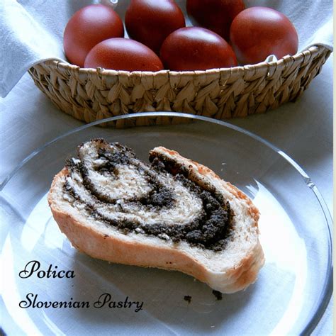 potica-povitica-two-slovenian-walnut-pinwheel-bread image