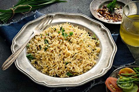 buttered-herbed-rice-recipe-by-archanas-kitchen image