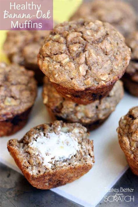 easy-banana-oat-muffins-tastes-better-from-scratch image