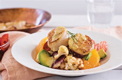 scallop-citrus-salad-seafood-recipes-la-preferida image