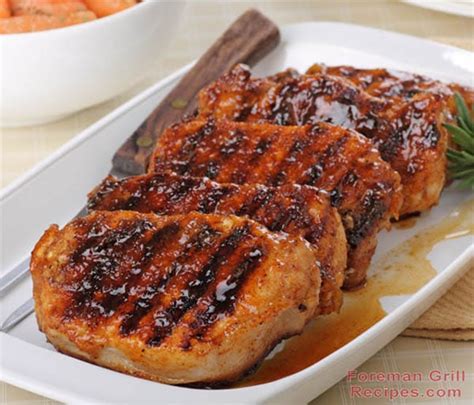 easy-honey-glazed-pork-chops-foreman-grill image