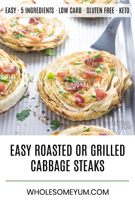 oven-roasted-or-grilled-cabbage-steaks-with-bacon image