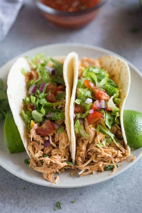 slow-cooker-chicken-tacos-homemade-family-friendly image