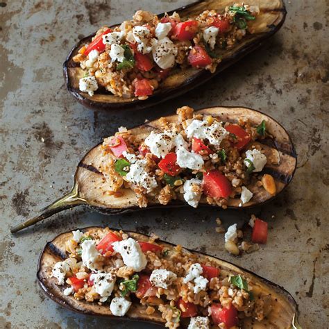 grilled-eggplant-stuffed-with-bulgur-feta-and-pine-nuts image