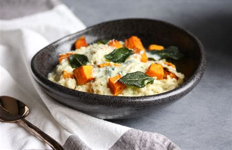 cozy-risotto-with-roasted-butternut-squash-blue-cheese image