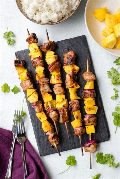 pork-pineapple-kabobs-with-grilled-mango-nourish image