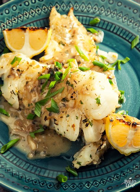seared-cod-with-fresh-herb-sauce-paleo-leap image