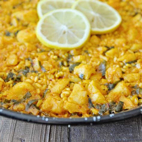 the-most-incredible-spanish-paella-with-cod-and-scallions image
