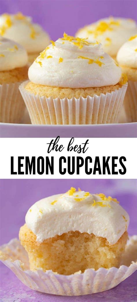 the-best-lemon-cupcakes-ever-sweetest-menu image