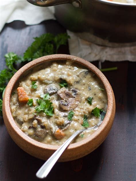 creamy-vegan-mushroom-barley-soup image