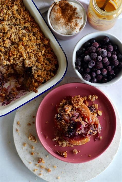 blueberry-and-apple-crumble-the-easiest-dessert image
