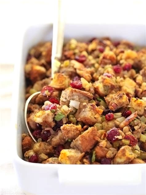 cranberry-and-walnut-stuffing-recipe-foodiecrushcom image