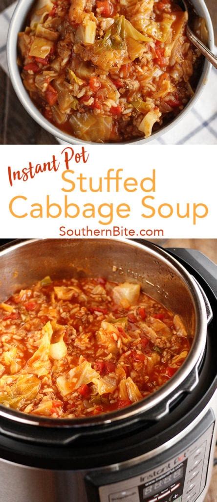 instant-pot-stuffed-cabbage-soup-and-saying-goodbye image