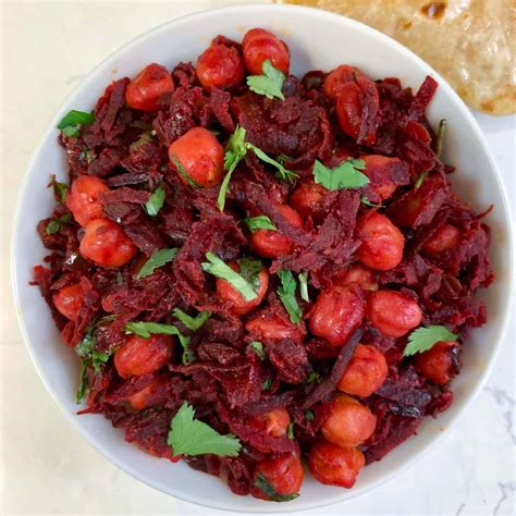 beetroot-and-chickpea-stir-fry-indian-veggie-delight image