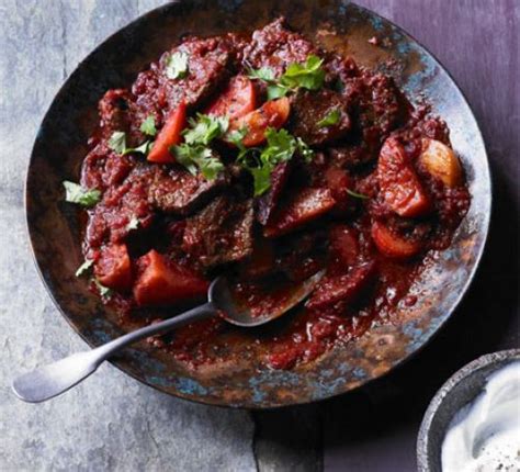 beef-beetroot-curry-chukandar-gosht-spice image