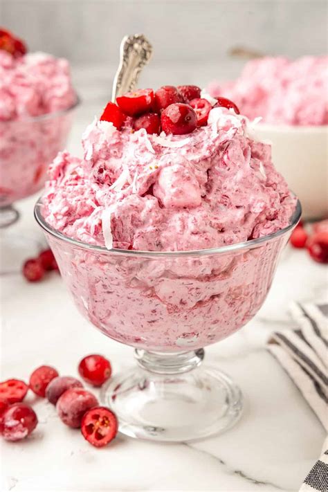 cranberry-fluff-salad-easy-thanksgiving image