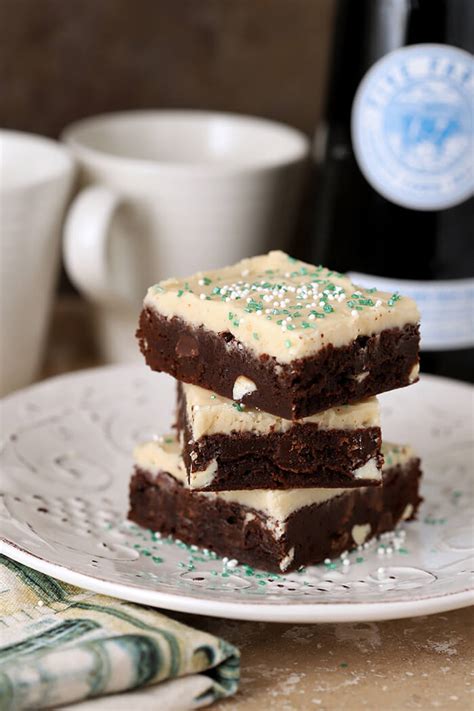 chocolate-stout-brownies-with-irish-cream-frosting image