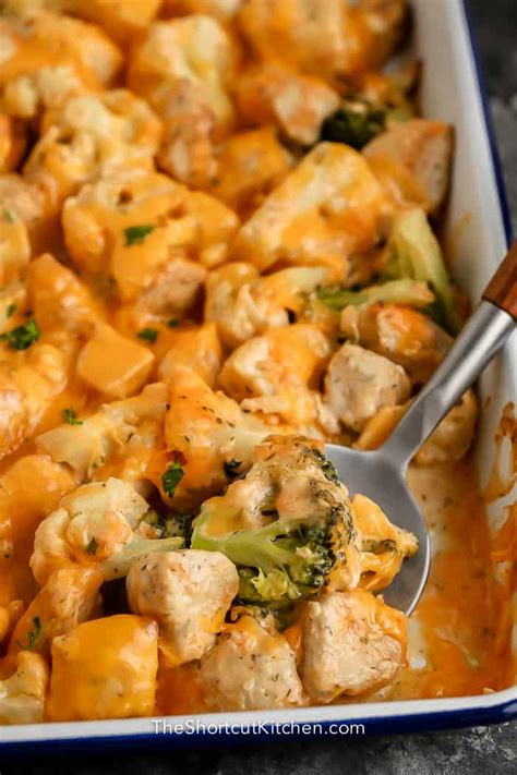 cheesy-chicken-vegetable-casserole-the-shortcut-kitchen image