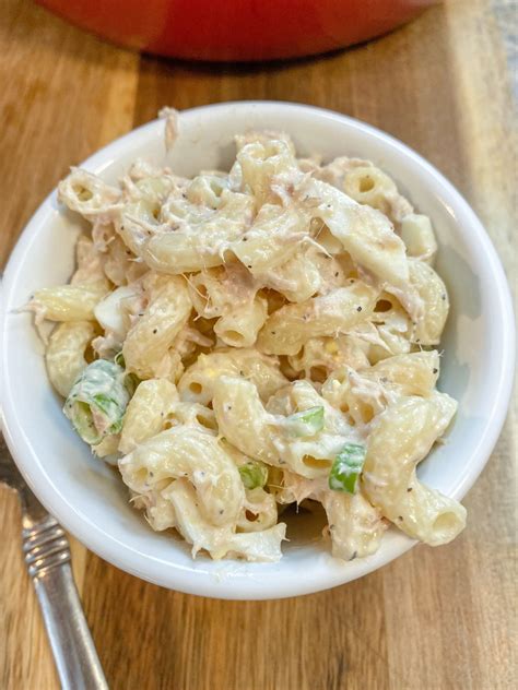 simple-tuna-pasta-salad-recipe-cheap-and-delicious image