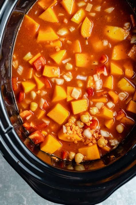 moroccan-chickpea-stew-slow-cooker-recipe-simply image