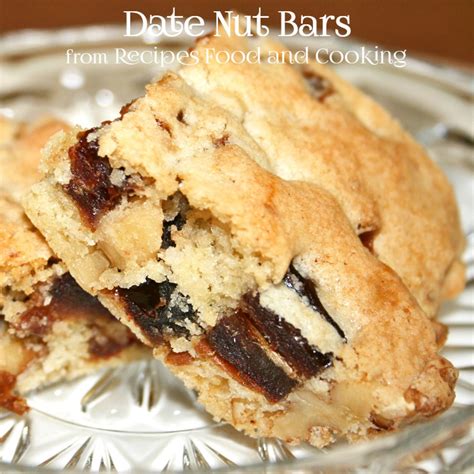 date-nut-bars-recipes-food-and-cooking image