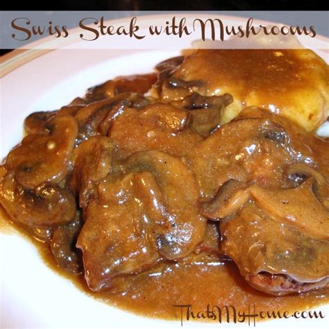 swiss-steak-with-mushrooms-recipes-food-and image