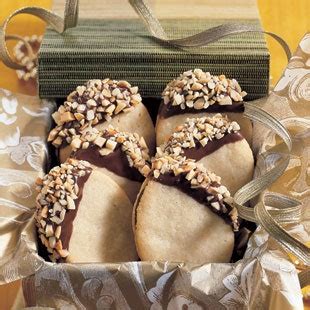 chocolate-and-almond-dipped-sandwich-cookies image