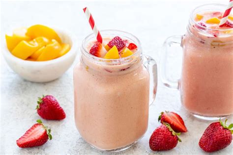 strawberry-peach-smoothie-recipe-simply image