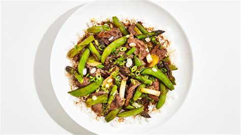 steak-snap-pea-and-asparagus-stir-fry-recipe-bon image