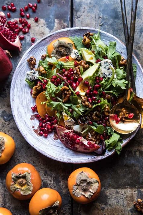 pomegranate-avocado-salad-with-candied-walnuts image