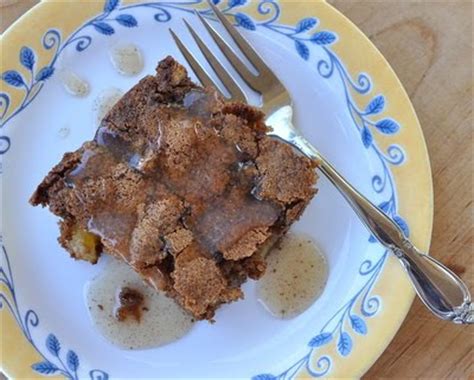 apple-pudding-cake-with-cinnamon-butter-sauce image