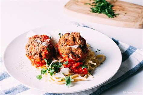 sicilian-tuna-meatballs-recipe-salt-pepper-skillet image