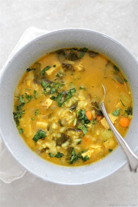 healthy-curry-chicken-soup-with-rice-delightful-mom image