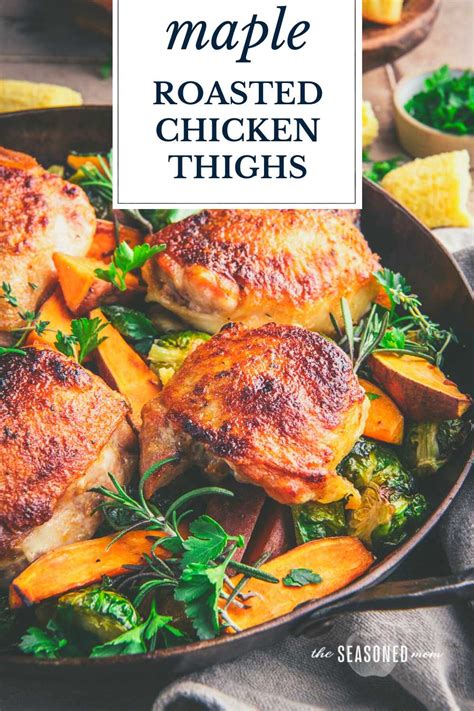 maple-roasted-chicken-thighs-with-veggies-the image