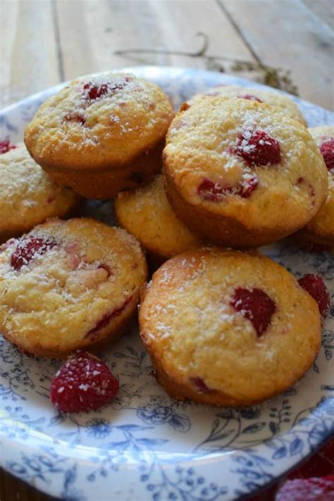 raspberry-coconut-muffins-julias-cuisine image