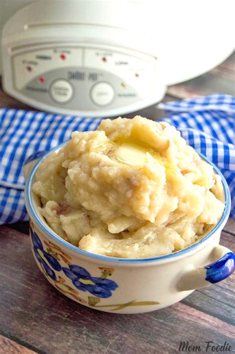 crock-pot-mashed-potatoes-easy-side-dish-mom-foodie image