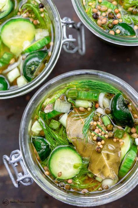 quick-pickled-cucumber-recipe-the-mediterranean-dish image