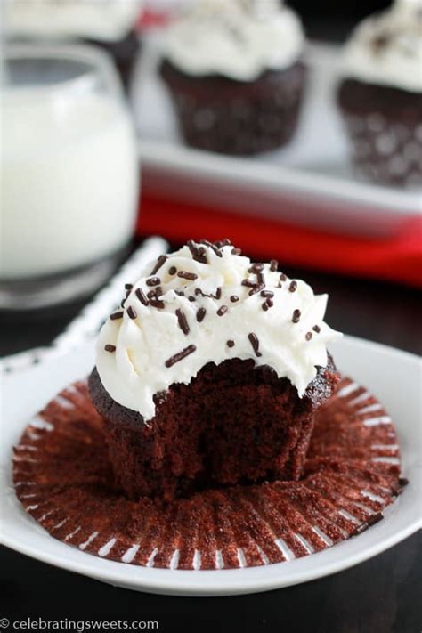 small-batch-chocolate-cupcakes-celebrating-sweets image