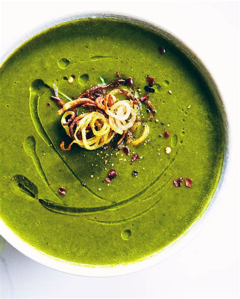 watercress-soup-with-crispy-shoestring-potatoes image
