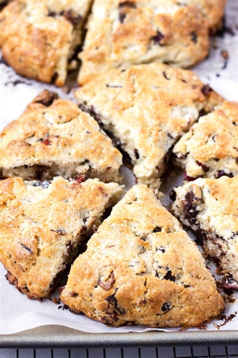 dark-chocolate-cranberry-scones-cooking-for-my-soul image
