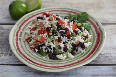black-bean-and-rice-salad-recipe-the-spruce-eats image