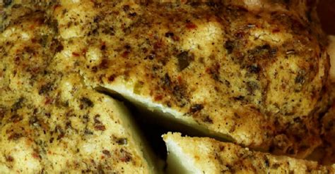 dijon-roasted-whole-cauliflower-forkly image