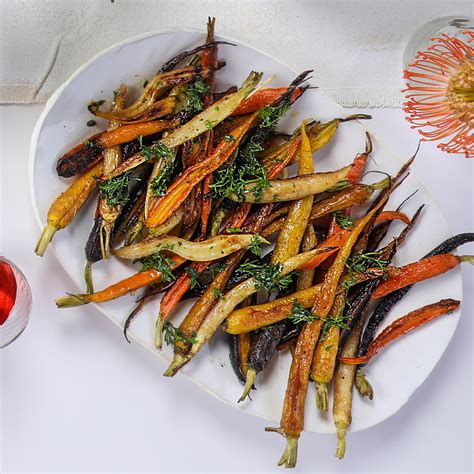 simple-roast-carrots-with-lemon-recipe-food-wine image