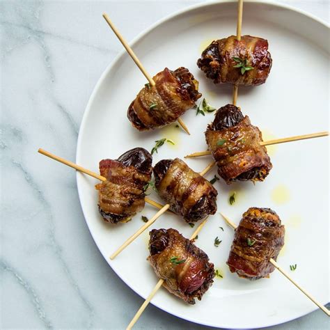 bacon-wrapped-dates-recipe-anna-painter-food image