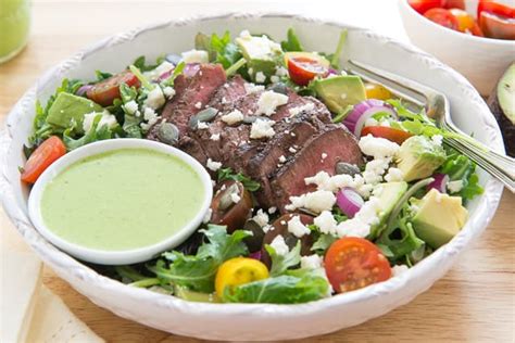 steak-salad-delicious-20-minute-recipe-fifteen image