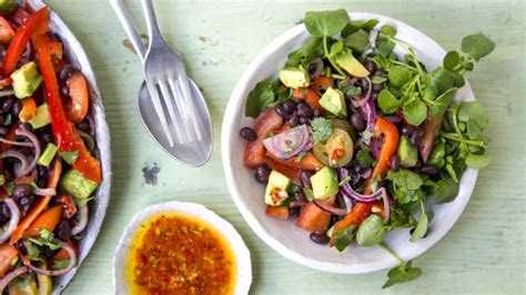 black-bean-and-avocado-salad-recipe-bbc-food image