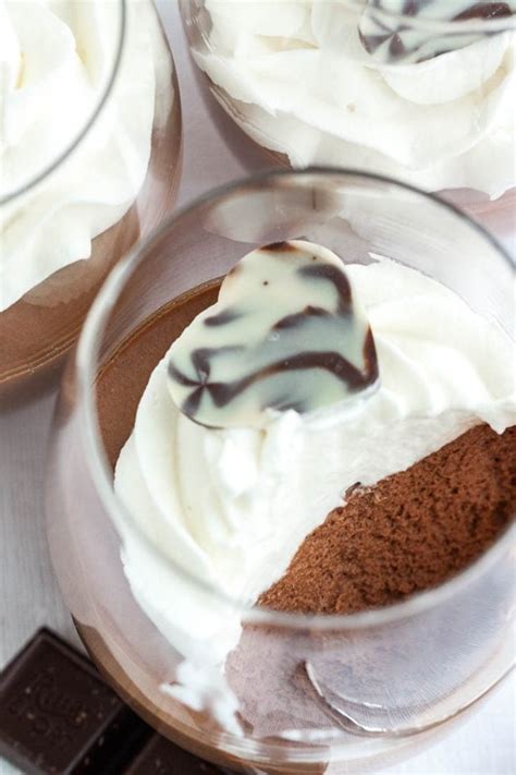 easy-chocolate-mousse-recipe-eggless-chocolate image