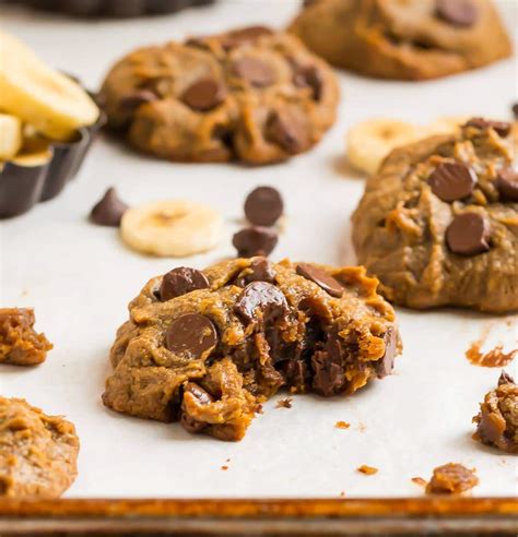 peanut-butter-banana-cookies-easy-healthy image